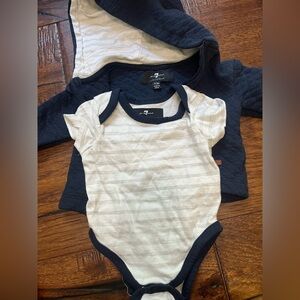 7 for all mankind 0-3 baby boy set